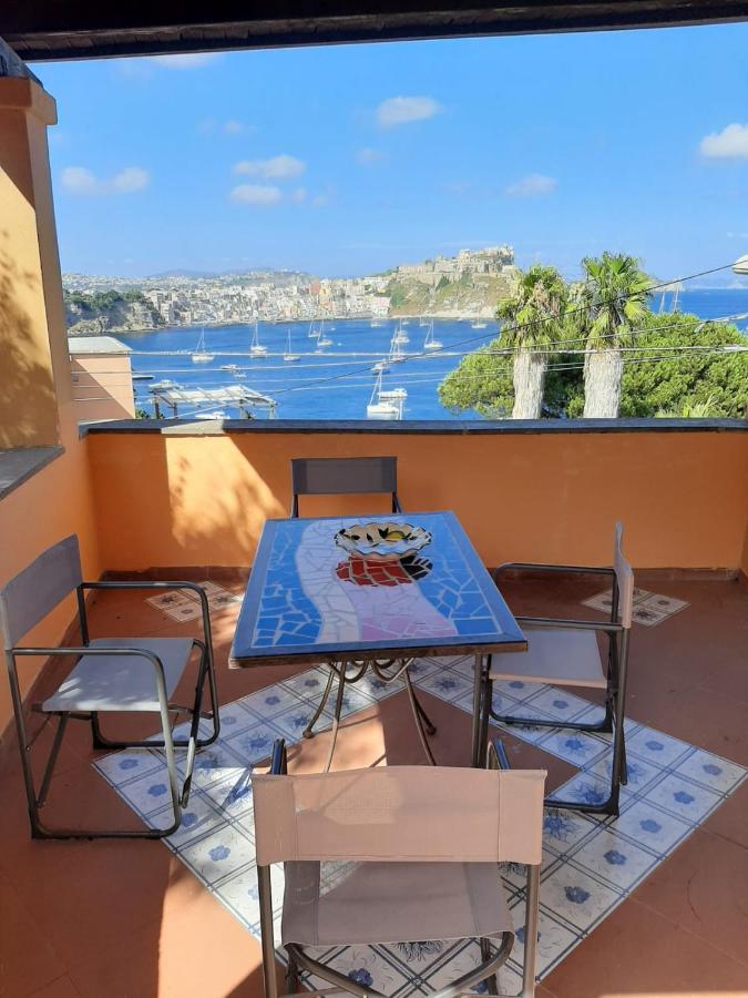 Apartmán Casa Raia - Overlooking The Sea Procida Exteriér fotografie